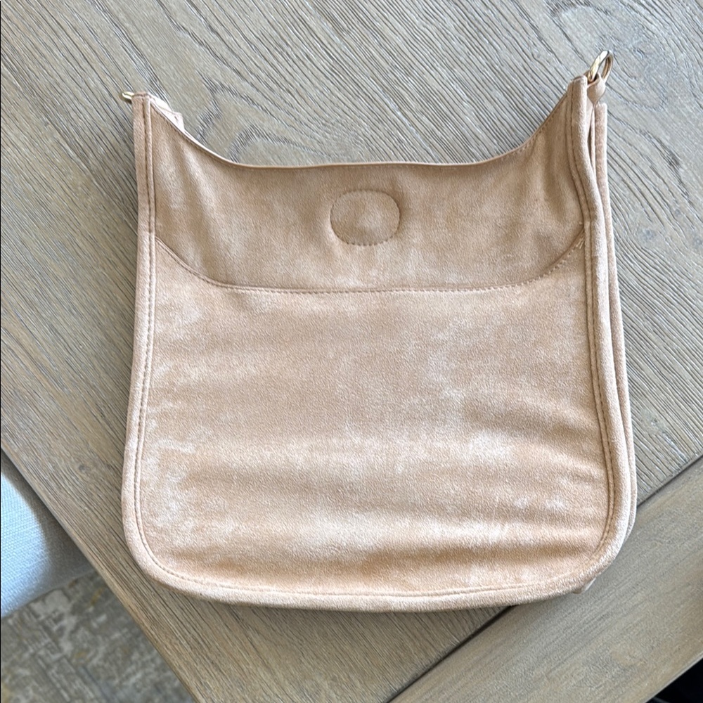 Ahdorned Vegan Suede Leather Messenger Bag